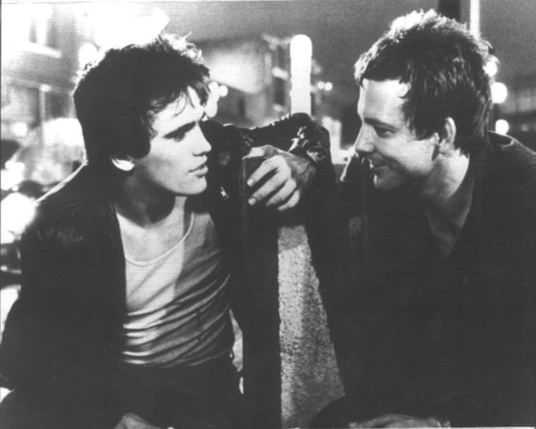 Con Matt Dillon in “Rusty il selvaggio” (1983), diretto e prodotto da Francis Ford Coppola 